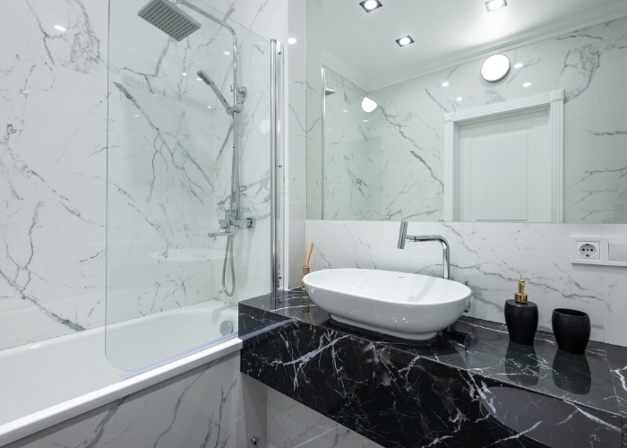 Extruded Polystyrene (XPS) and Solid Stone Shower Tray Underlay Systems from Marmox