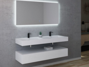 Square Double Sink