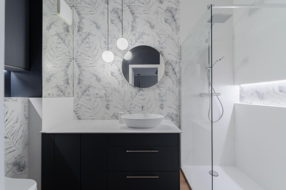Marmox Australia newly installed Shower Tray in white themed bathroom